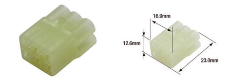 TOURM COUPLER 090WP MALE X5 TOURMAX Waterproof elektra stekker male type 090 (FRSH)