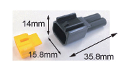 TOURM COUPLER 090WP MALE X5 TOURMAX Waterproof elektra stekker male type 090 (FRW)
