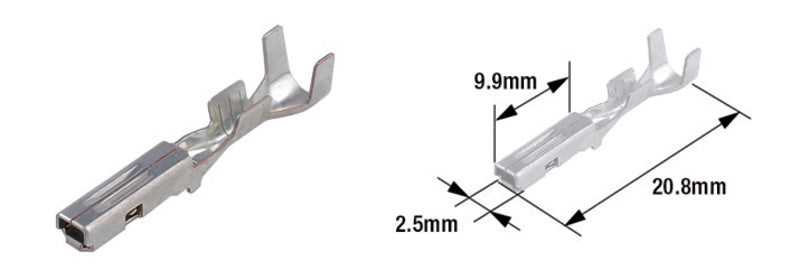 TOURM TERMINAL PIN 060WP FEMALE X50 TOURMAX Elektra kabelschoen female type 060 (FRM)