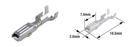 TOURM TERMINAL PIN 070WP FEMALE X50 TOURMAX Elektra kabelschoen female type 070 (FRA)