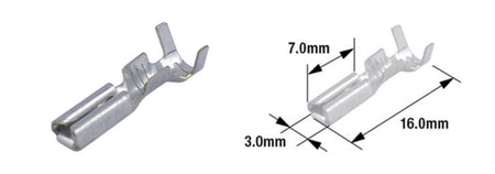 TOURM TERMINAL PIN 090WP FEMALE X50 TOURMAX Elektra kabelschoen female type 090 (FRW)