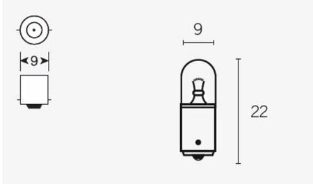 V PARTS T85 Lampen 6V 4W - x10