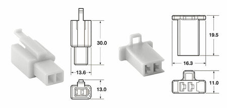 BIHR CONNECTOR SET 110 ML 2 PLUG X5