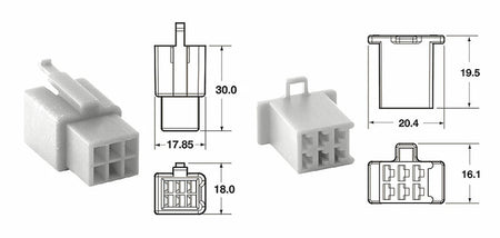 BIHR CONNECTOR SET 110 ML 6 PLUG X5