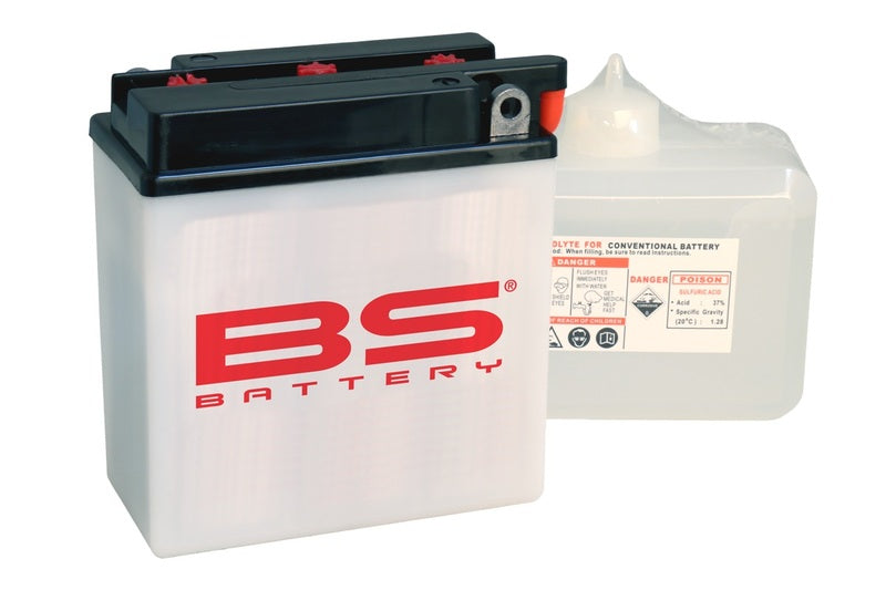 BS BATTERY Konventionelle Batterie mit Säurepaket - 6N2-2A-4
