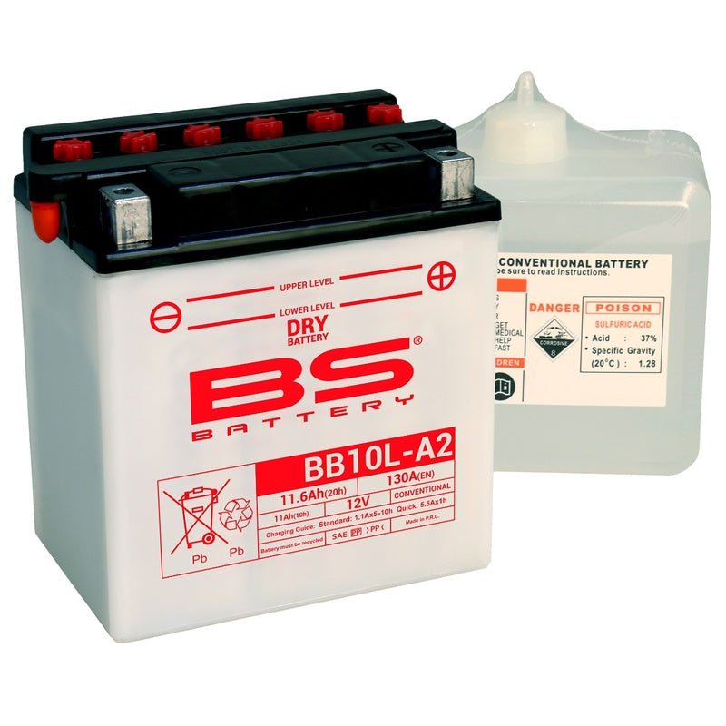 BS BATTERY Hochleistungsbatterie mit Säurepack - BB10L-A2
