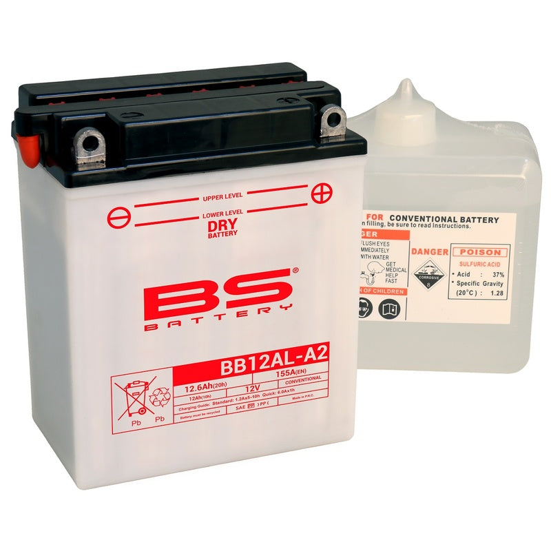BS BATTERY Hochleistungsbatterie mit Säurepack - BB12AL-A2
