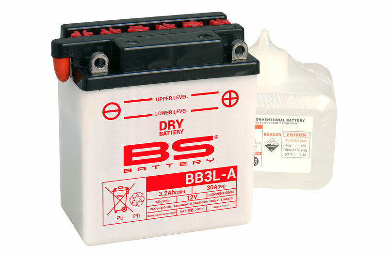 BS BATTERY Hochleistungsbatterie mit Säurepack - BB3L-A