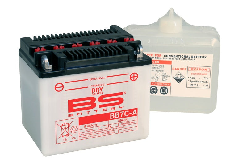 BS BATTERY Hochleistungsbatterie mit Säurepack - BB7C-A