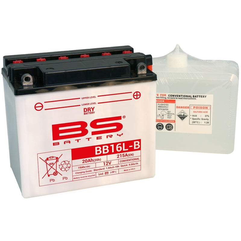 BS BATTERY Hochleistungsbatterie mit Säurepack - BB16L-B