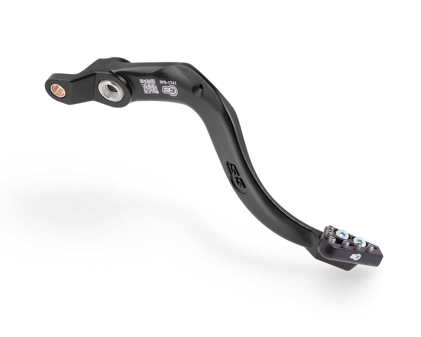 S3 Parts REAR BRAKE PEDAL BETA RR BLACK D.10MM