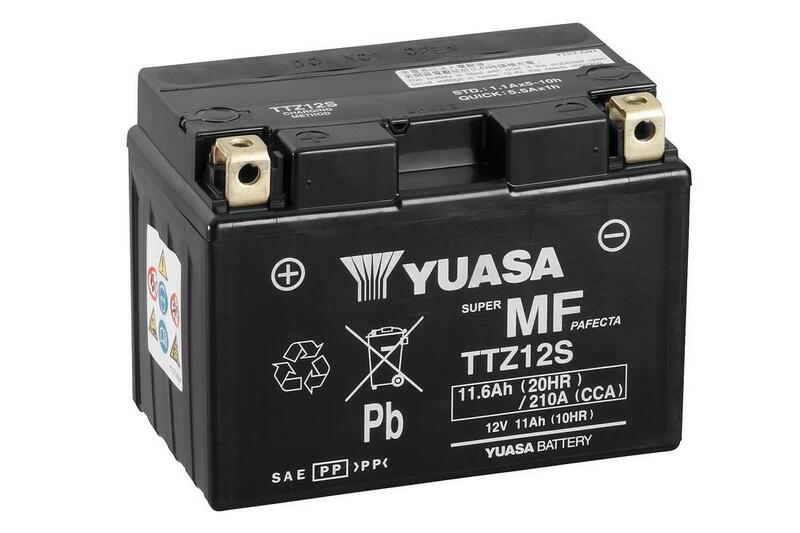 YUASA wartungsfreie Batterie mit Säurepaket - TTZ12S