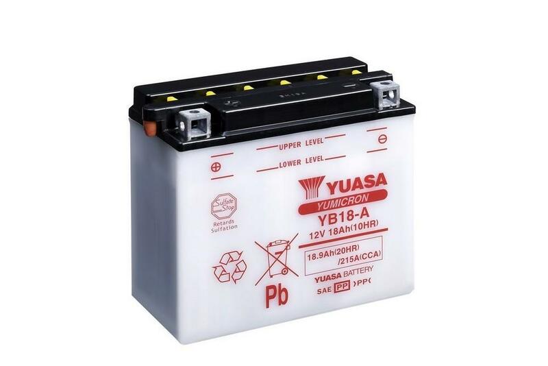 YUASA Batterie Konventionell ohne Säurepaket - YB18-A