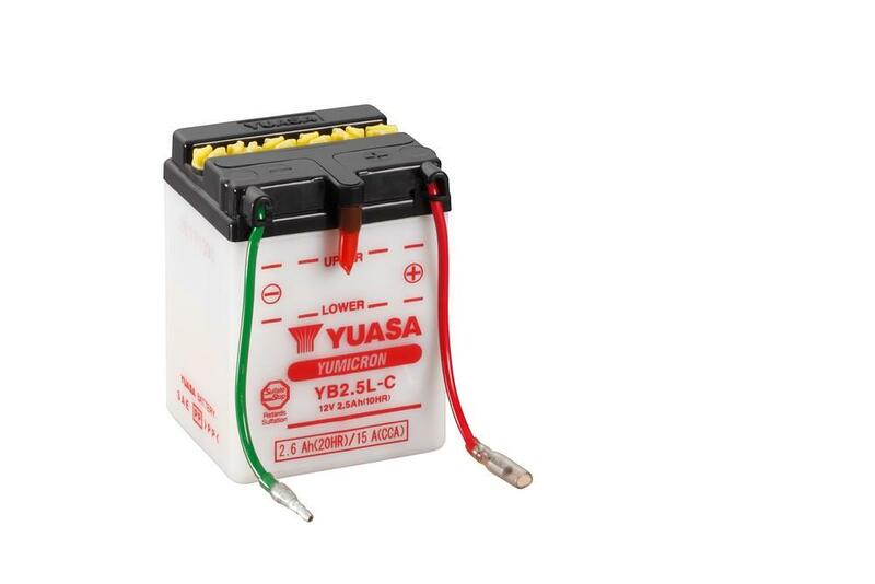 YUASA Batterie, konventionell, ohne Säurepaket - YB2.5L-C