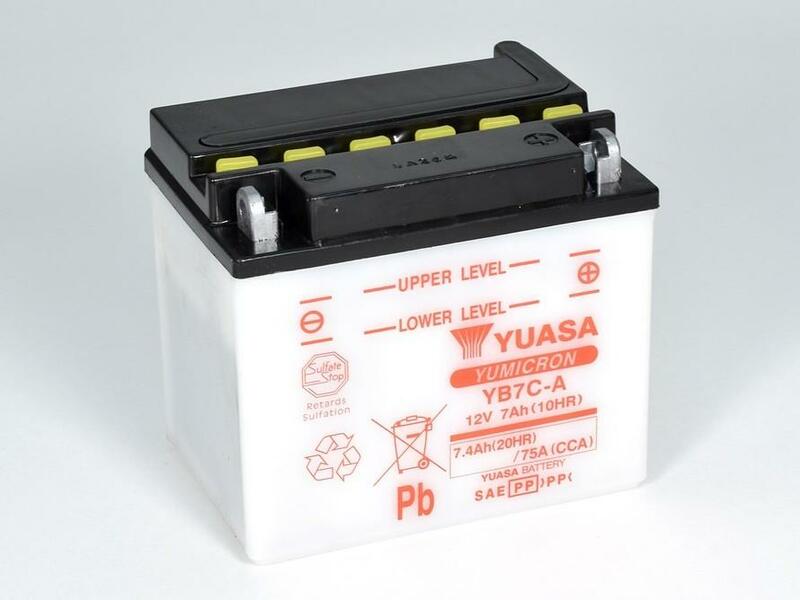YUASA Batterie Konventionell ohne Säurepaket - YB7C-A