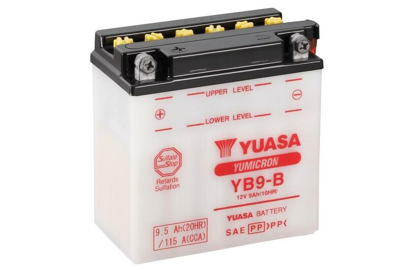 YUASA Batterie Konventionell ohne Säurepaket - YB9-B
