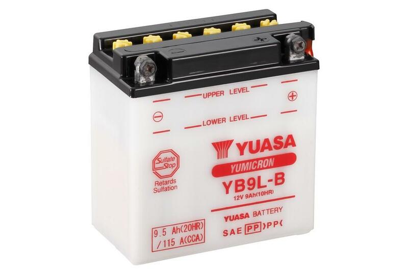 YUASA Batterie, konventionell, ohne Säurepaket - YB9L-B
