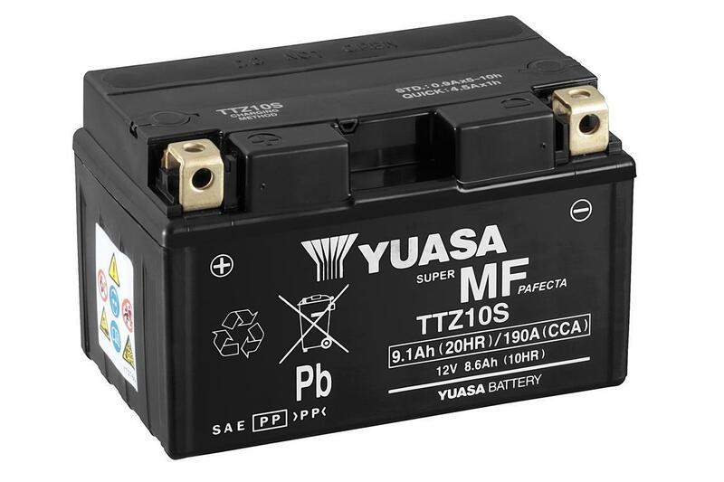 YUASA Wartungsfreie Batterie mit Säurepaket - TTZ10S
