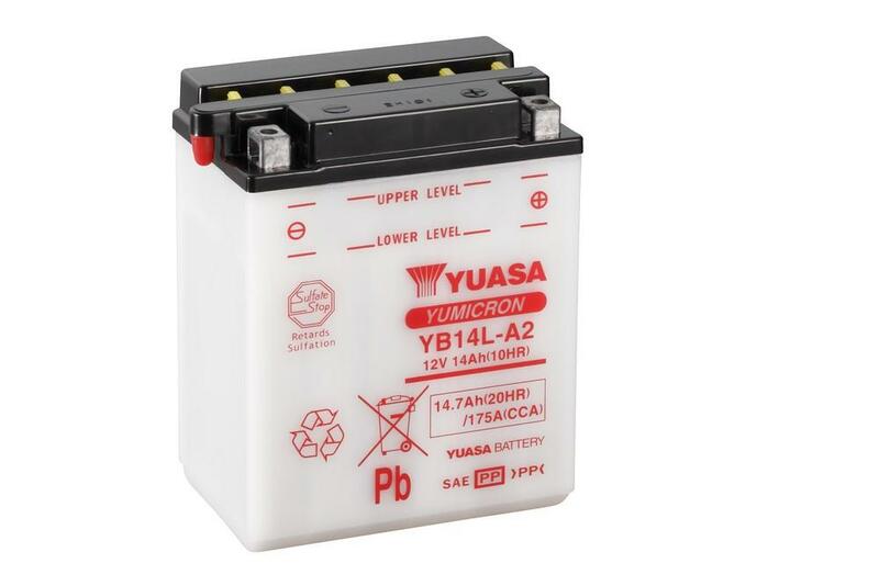 YUASA Batterie Konventionell ohne Säurepaket - YB14L-A2