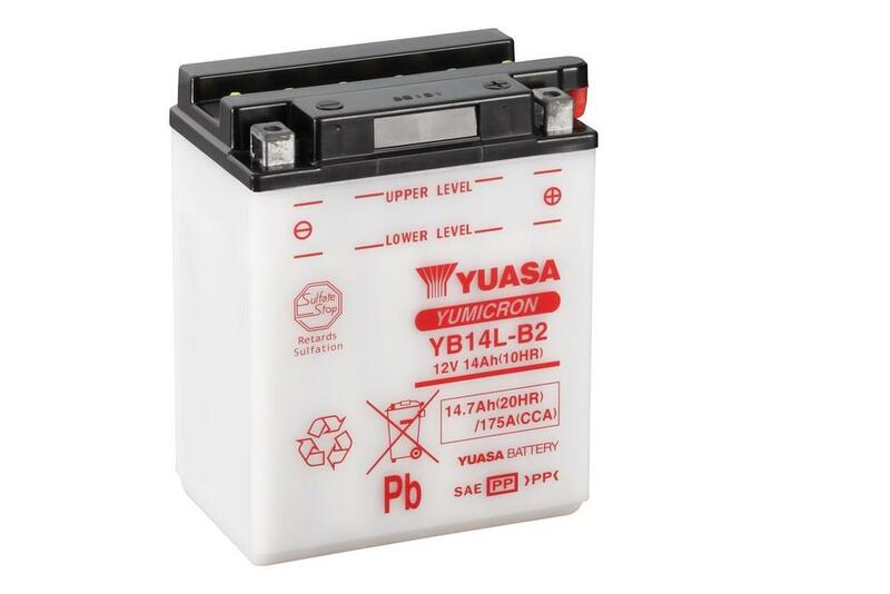 YUASA Batterie Konventionell ohne Säurepaket - YB14L-B2