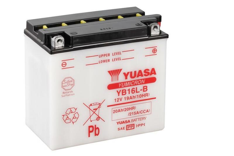 YUASA Batterie, konventionell, ohne Säurepaket - YB16L-B