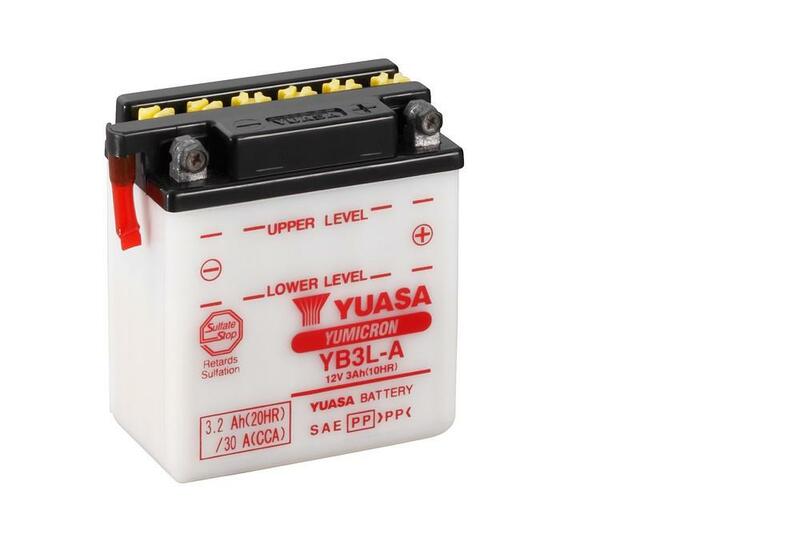 YUASA Batterie, konventionell, ohne Säurepaket - YB3L-A