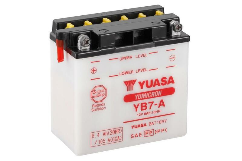 YUASA Batterie Konventionell ohne Säurepaket - YB7-A