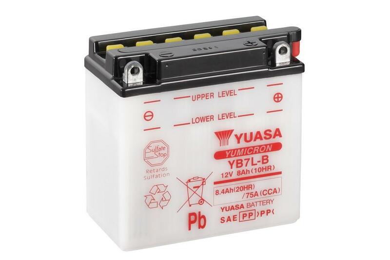 YUASA Batterie, konventionell, ohne Säurepaket - YB7L-B