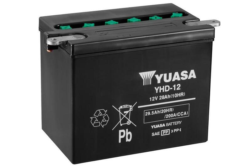 YUASA Batterie Konventionell ohne Säurepaket - YHD-12