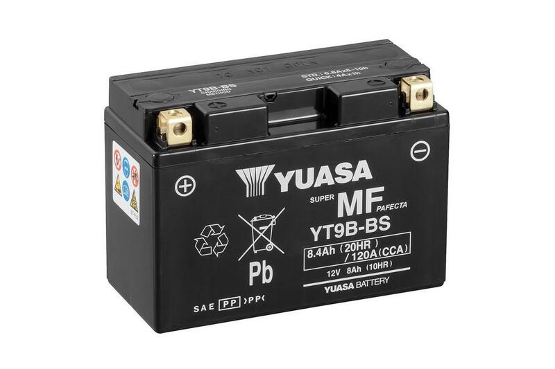 YUASA Wartungsfreie Batterie mit Säurepaket - YT9B-BS