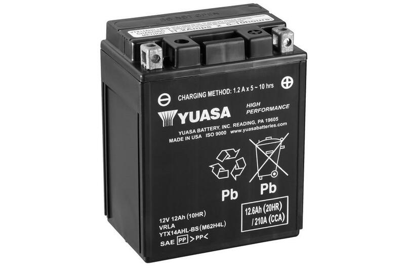YUASA Wartungsfreie Batterie mit Säurepaket - YTX14AHL-BS