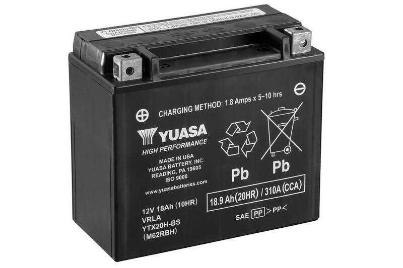 YUASA Wartungsfreie Batterie mit Säurepaket - YTX20H-BS