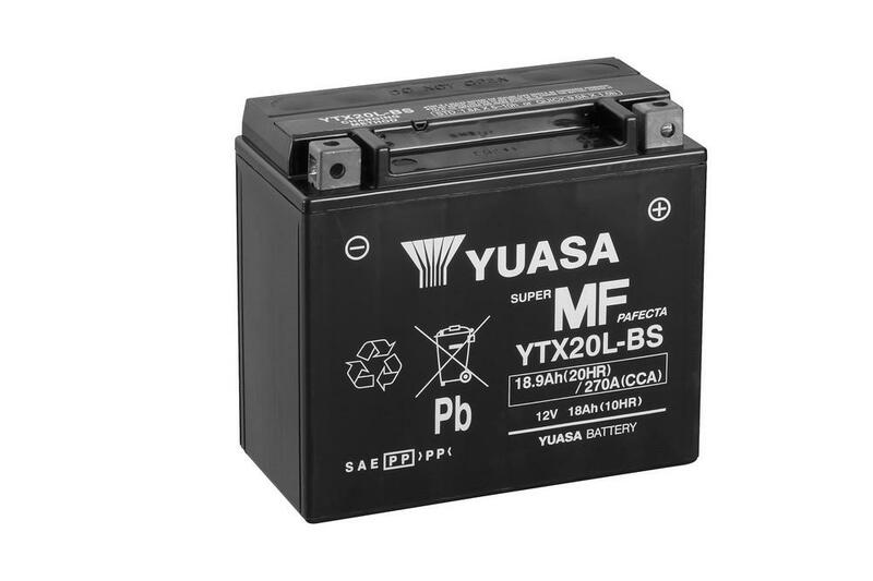 YUASA Wartungsfreie Batterie mit Säurepaket - YTX20L-BS