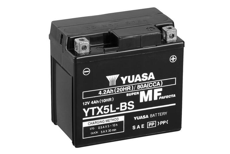 YUASA Wartungsfreie Batterie mit Säurepaket - YTX5L-BS