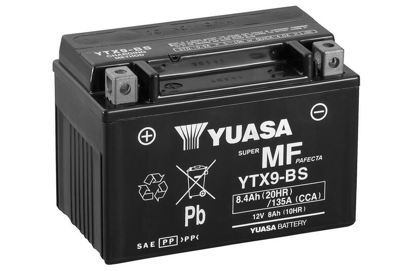 YUASA Wartungsfreie Batterie mit Säurepaket - YTX9-BS
