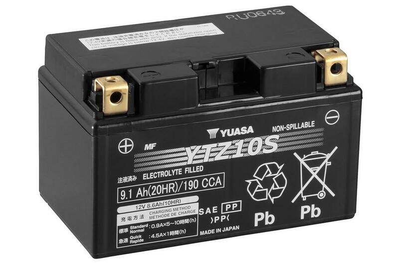 YUASA WC-Batterie, wartungsfrei, werksaktiviert - YTZ10S