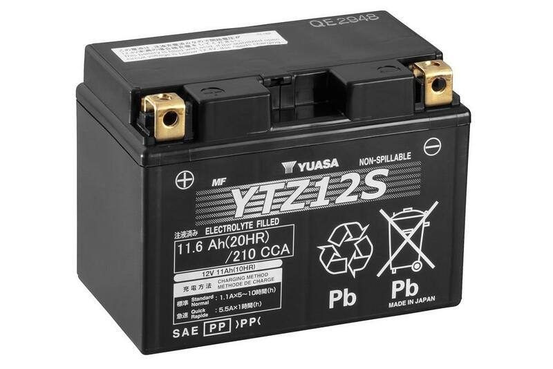 YUASA WC-Batterie, wartungsfrei, werksaktiviert - YTZ12S