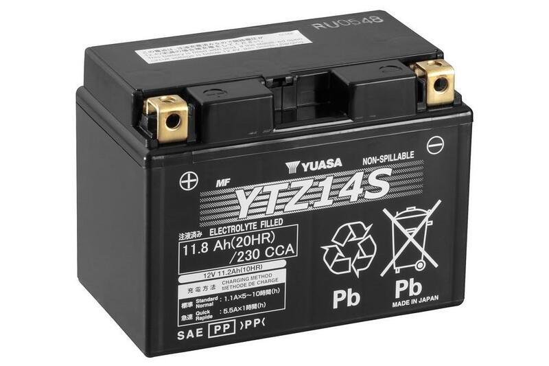 YUASA WC-Batterie, wartungsfrei, werksaktiviert - YTZ14S