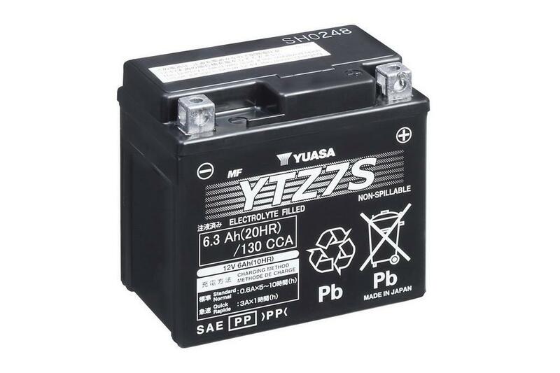 YUASA WC-Batterie, wartungsfrei, werksaktiviert - YTZ7S
