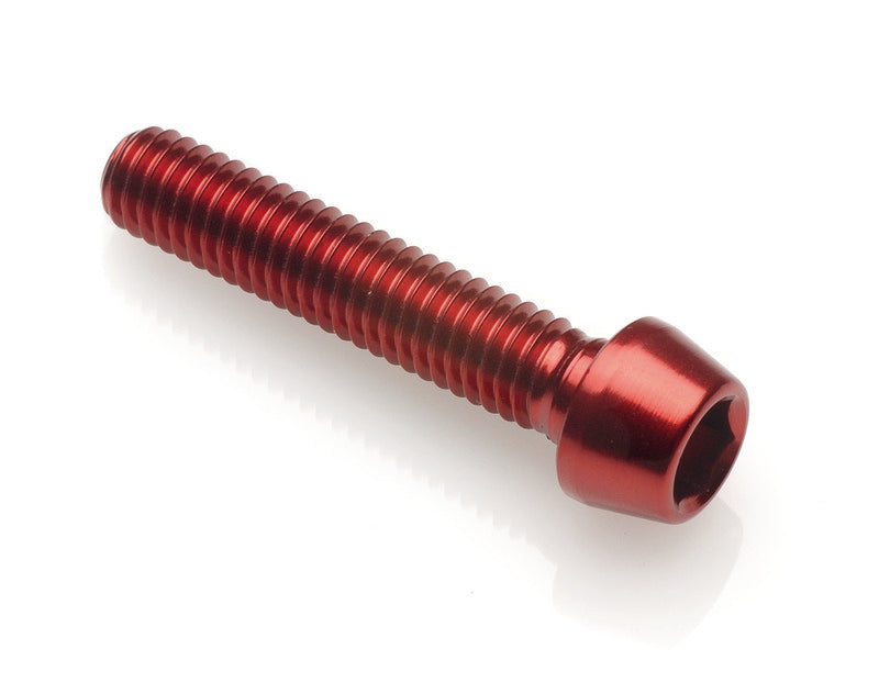 LIGHTECH M6 x 75 Conical BTR Screw Ergal Red