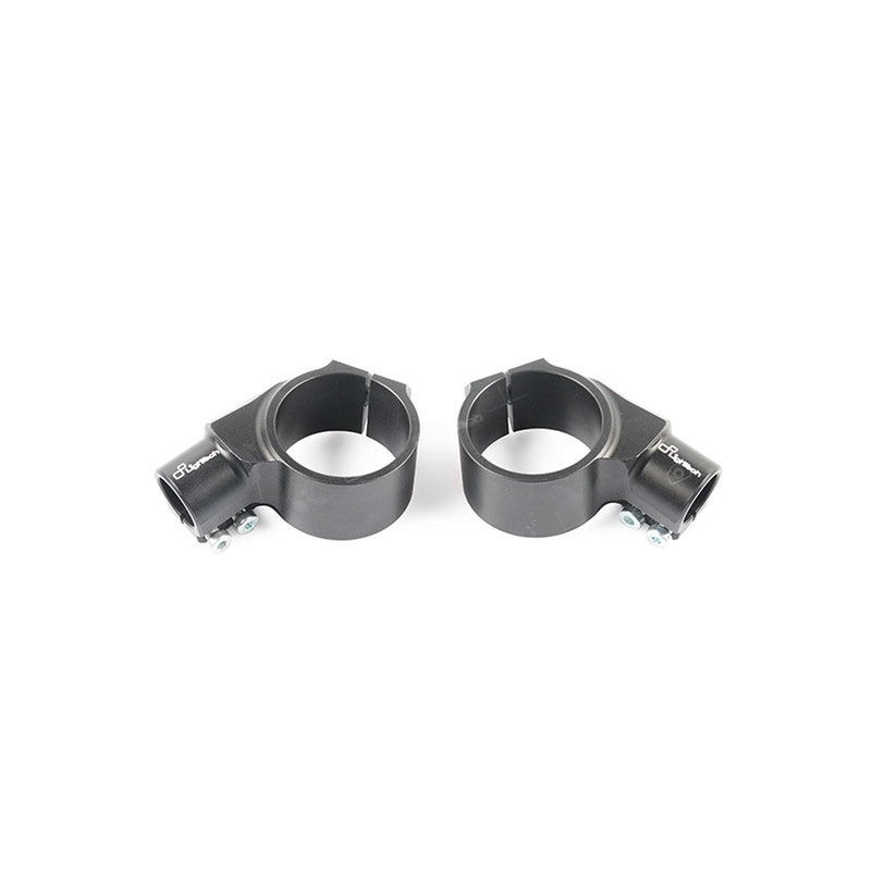 LIGHTECH Clip-On Clamps Ø54mm Height +0mm Offset +20mm/10° Black