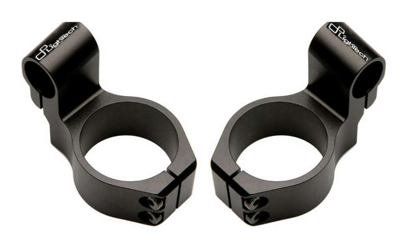 LIGHTECH Clip-On Clamps Ø55mm Height +20mm Offset +40mm/5° Black