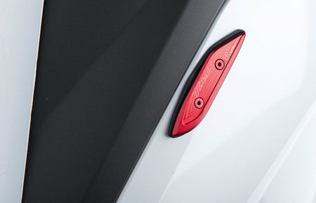 LighTech Mirror Block-Off Plates OEM - Red Yamaha T-Max 530