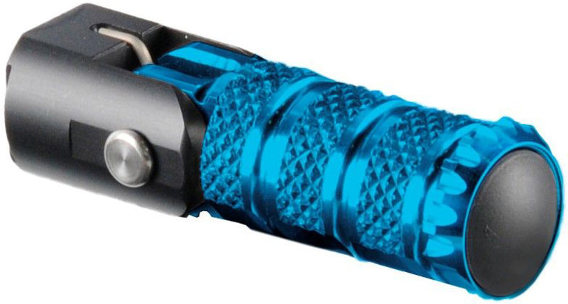 LIGHTECH Foldable Foot Pegs M8x40 Blue
