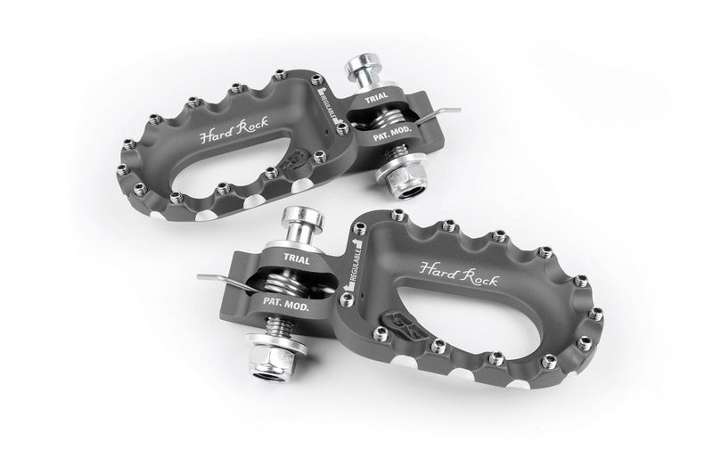 S3 Parts Hard Rock Footrests Aluminium Titane