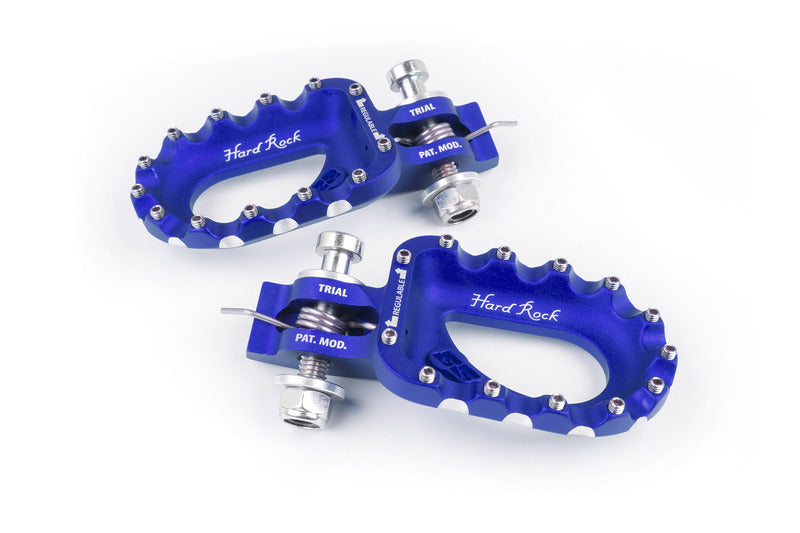 S3 Parts Hard Rock Footrests Aluminium Blue
