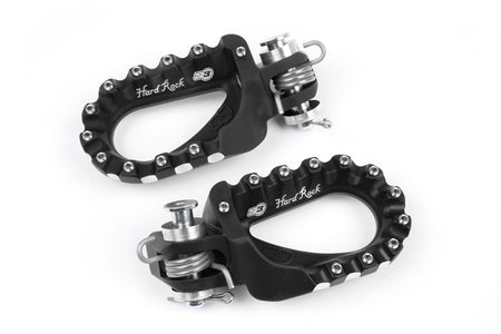 S3 Parts Hard Rock Enduro Footrests Aluminium Black