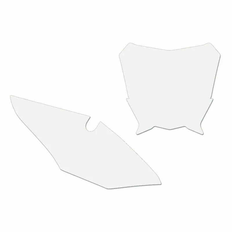 BLACKBIRD Plate Stickers White Honda CRF450R