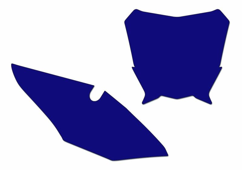 BLACKBIRD Plate Stickers Blue Honda CRF450R