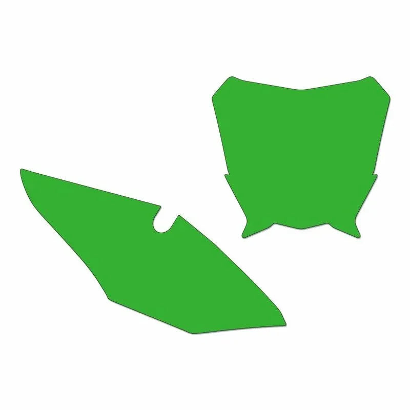 BLACKBIRD Plate Stickers Green Honda CRF450R